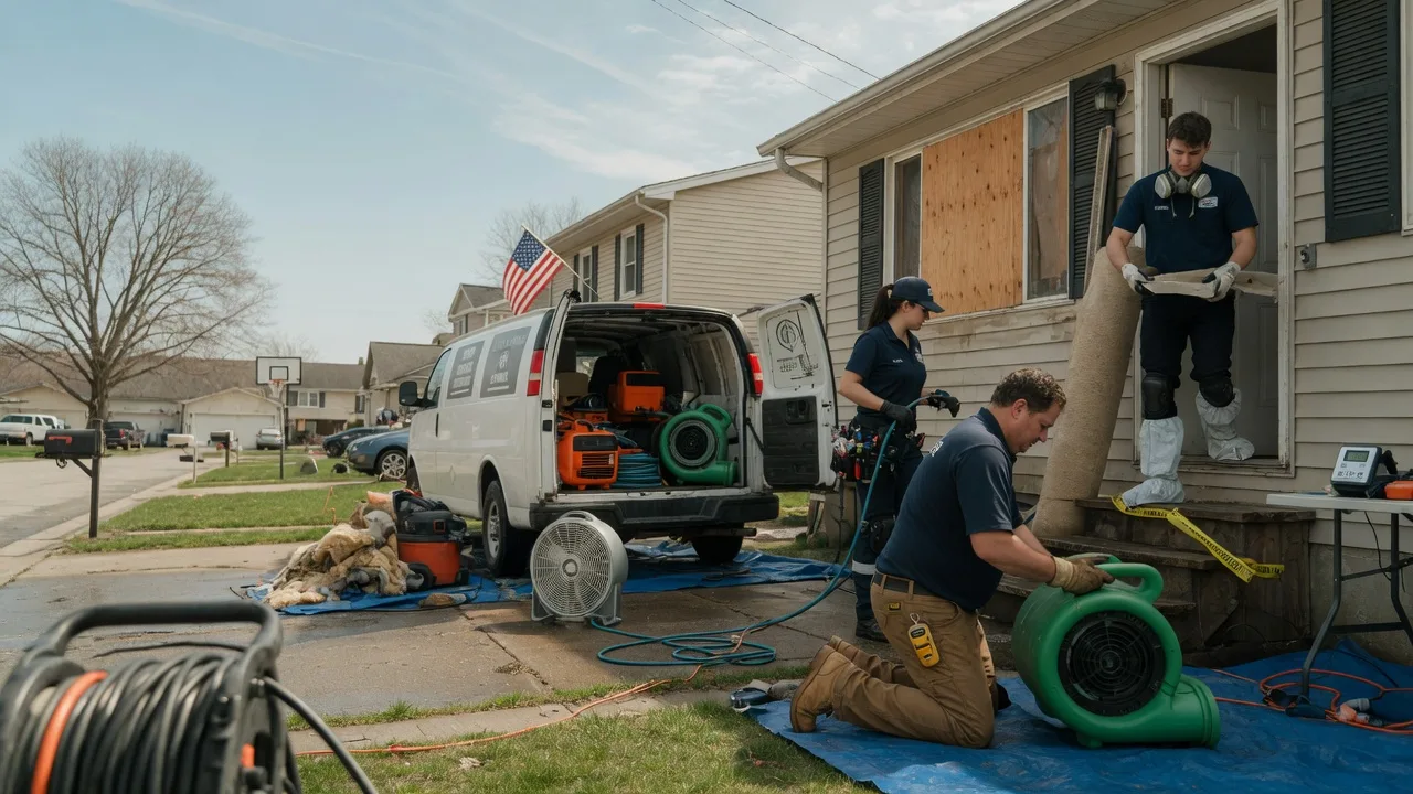 Water Damage Restoration in Hundred, WV near me